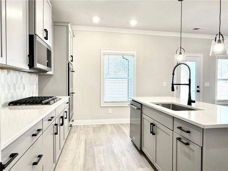 Furnished interior view inside a new home in Vines at Mill Creek - Legacy Series, Braselton (Image 8).