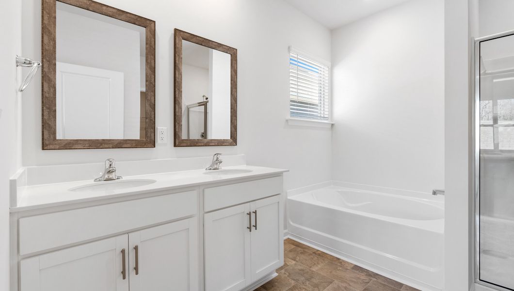 Furnished interior view inside a new home in Durbin Meadows Traditions, Fountain Inn (Image 4). Furnished interior view inside a new home in Durbin Meadows Traditions, Fountain Inn (Image 4).