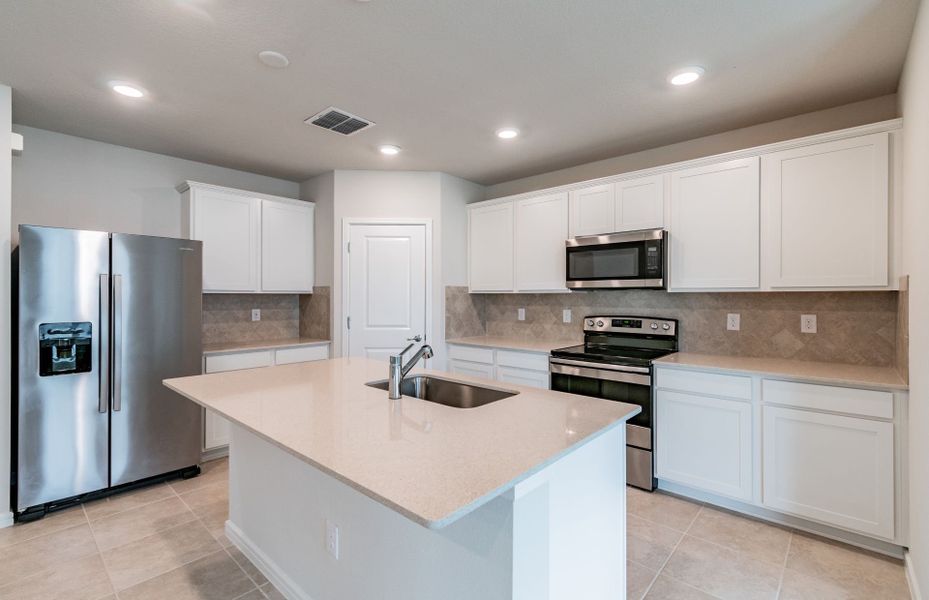 Kitchen with Stainless Steel Appliances