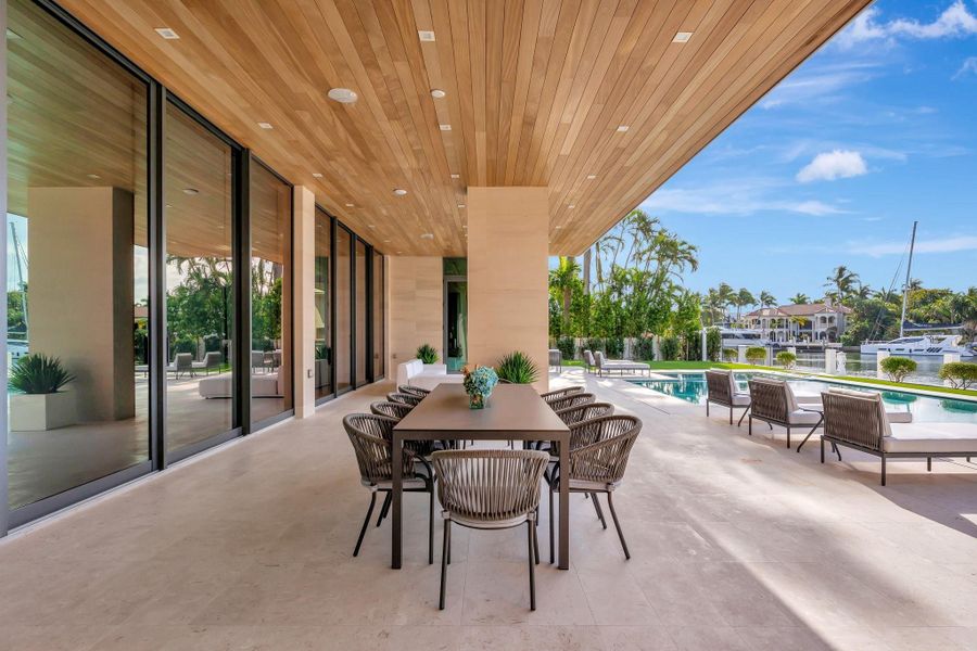 Expansive Covered Terrace