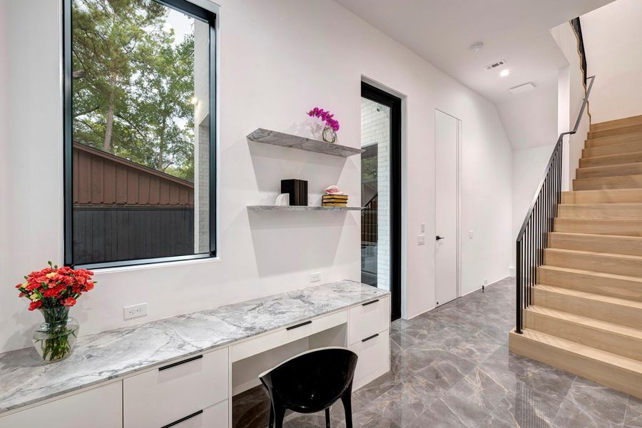 Furnished interior view inside a new home in , Houston (Image 12).