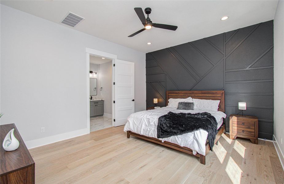 Furnished interior view inside a new home in , Houston (Image 33).
