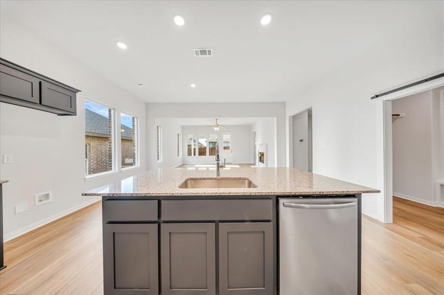 Furnished interior view inside a new home in Liberty Pointe, Gainesville (Image 9). Furnished interior view inside a new home in Liberty Pointe, Gainesville (Image 9).