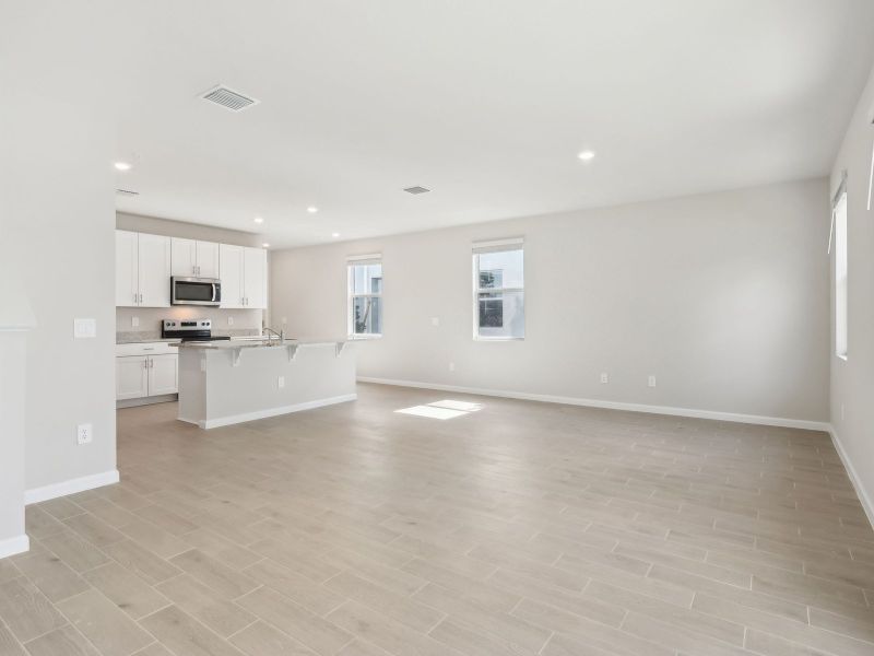 Great Room in the Sandpiper End floorplan