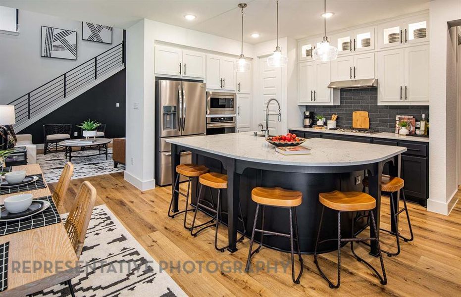 Furnished interior view inside a new home in Wellington, Haslet (Image 5).
