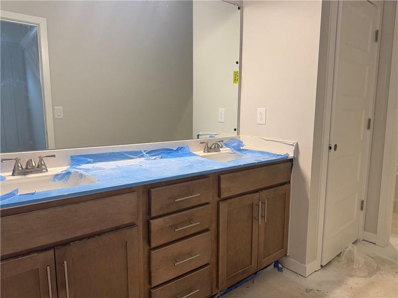 In-progress construction of a new home in Rosewood Lake Preserve, Hoschton, GA (Image 14).