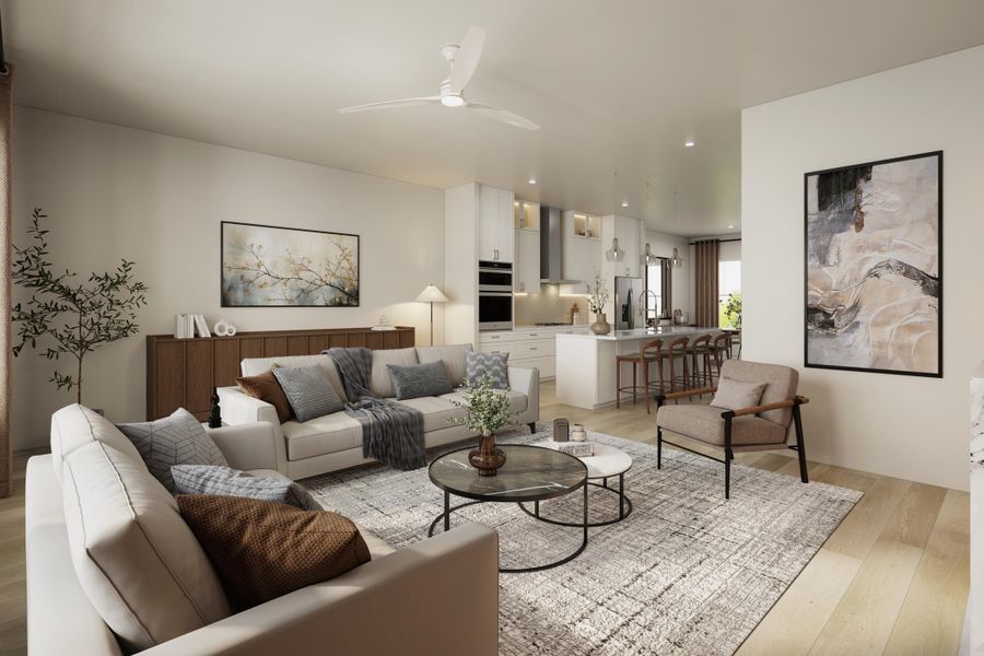 Furnished interior view inside a new home in , Charleston (Image 7). Furnished interior view inside a new home in , Charleston (Image 7).