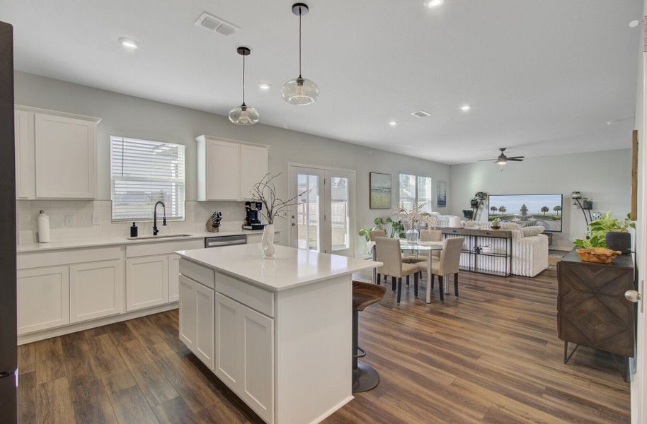 Furnished interior view inside a new home in Sanctuary Cove at Cane Bay, Summerville (Image 41).