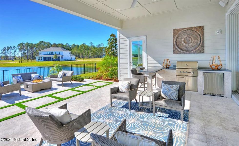 Exterior details and patio area of a home in , Fernandina Beach (Image 2). Exterior details and patio area of a home in , Fernandina Beach (Image 2).