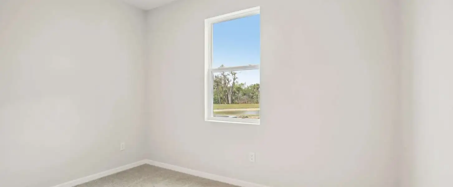 Bedroom 5 located on the first floor - Representative images and renderings are for illustrative purposes. Actual structural options and design finishes of home may vary.