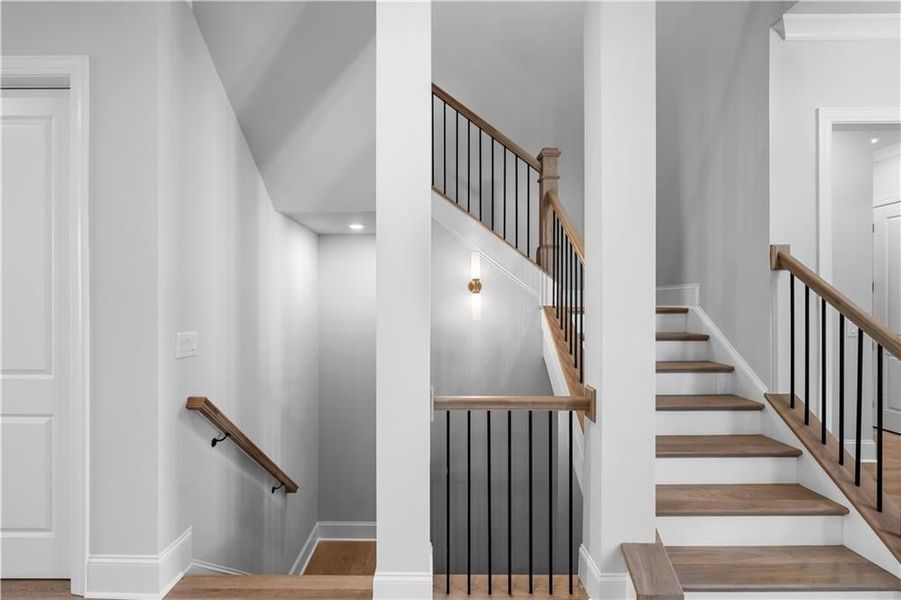 Furnished interior view inside a new home in Waterside Single Family, Peachtree Corners (Image 13).