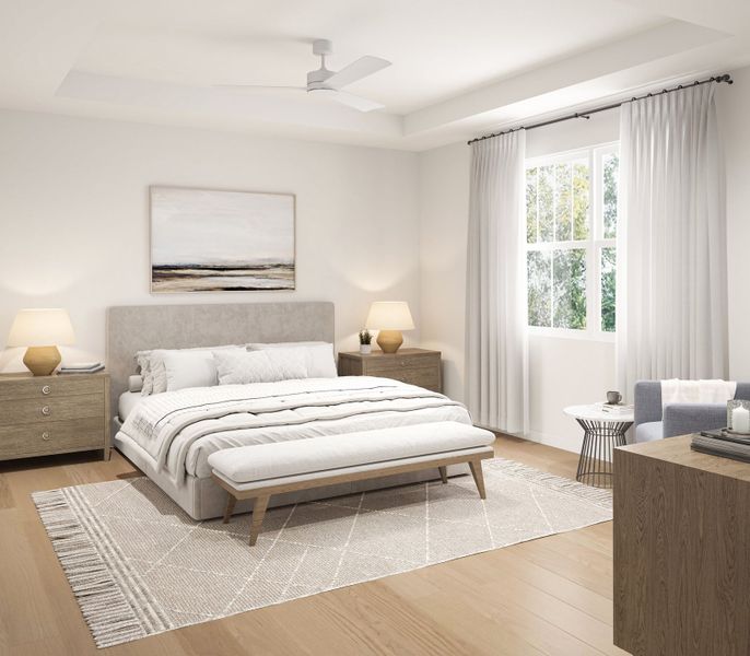Furnished interior view inside a new home in , Tampa (Image 7).