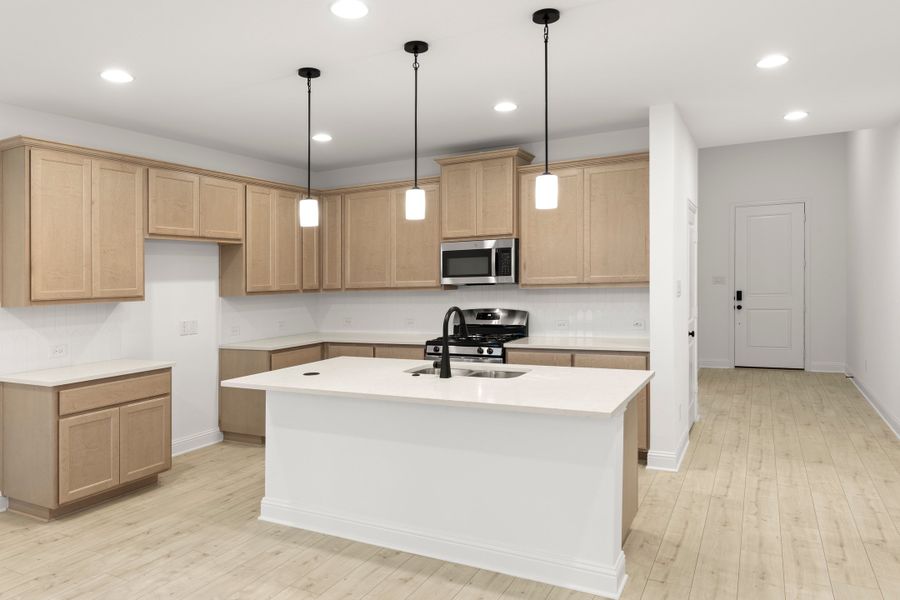 Representative furnished interior of a home built from the Honor by Rockwell Homes in Creekside, Royse City (Image 16).