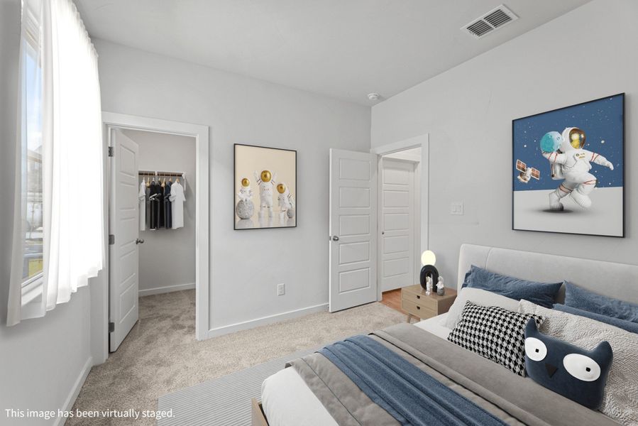 Representative furnished interior of a home built from the Sabrine by Hakes Brothers in Highland Ridge, New Braunfels (Image 12).