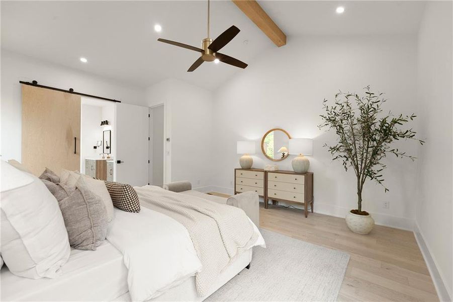 Furnished interior view inside a new home in , Roswell (Image 14).