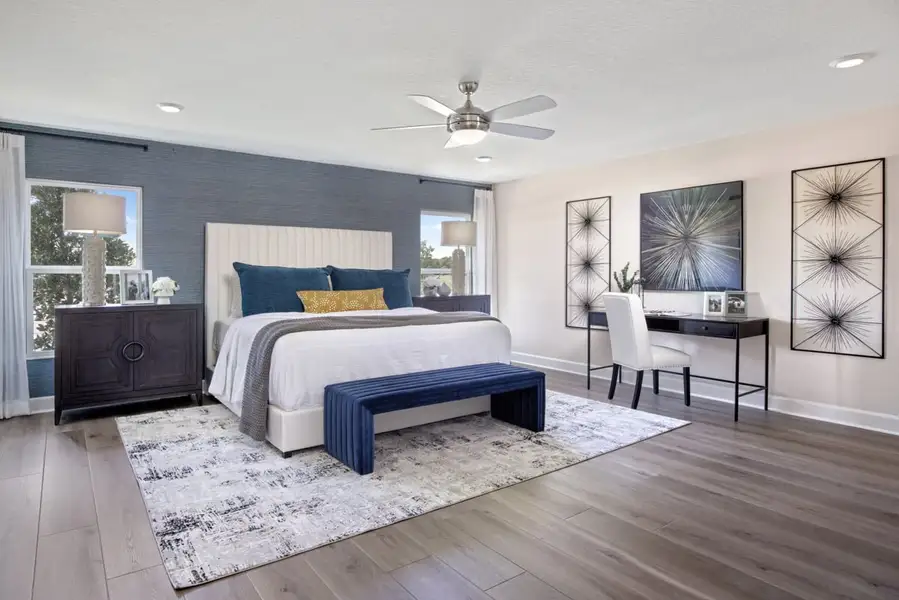Representative furnished interior of a home built from the 2168 Modeled by KB Home in Hillside at Mount Dora, Mount Dora (Image 7).