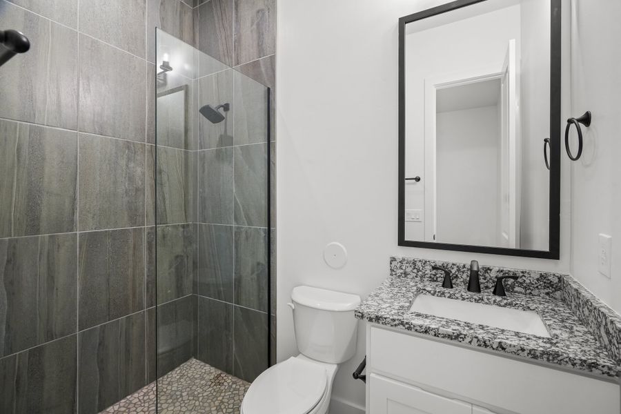 Representative furnished interior of a home built from the Scottsdale by LEH. Homes in Verdancia, El Paso (Image 40).