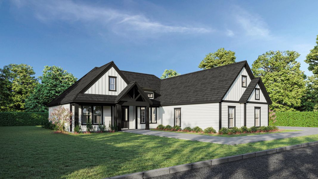 Front exterior of a new home in , Summerville, SC, highlighting curb appeal (Image 12).