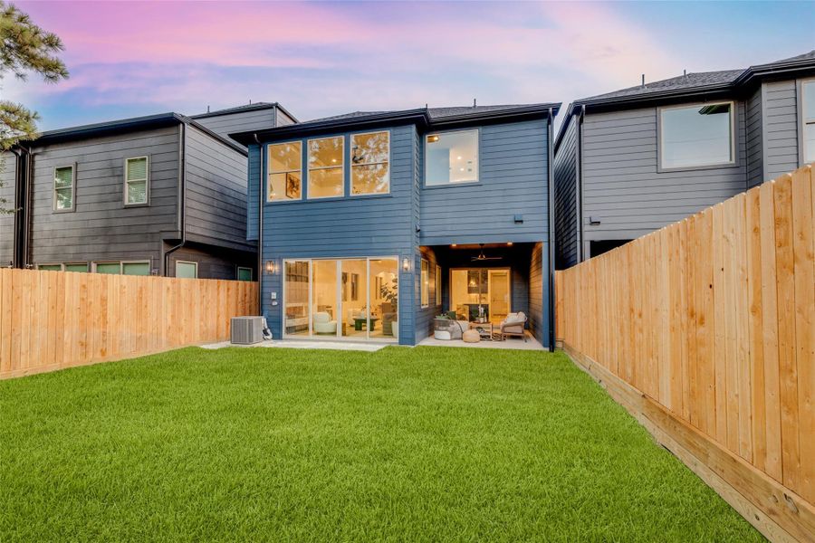 Exterior details and patio area of a home in , Houston (Image 25).