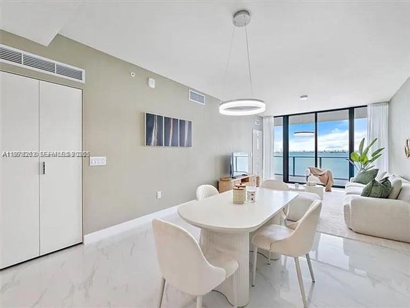 Furnished interior view inside a new home in , Miami (Image 15).