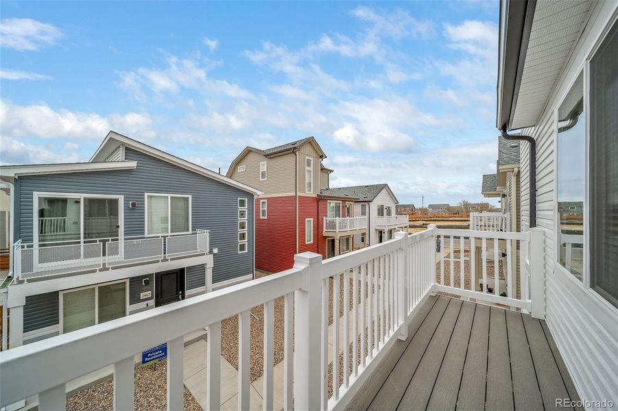 Exterior details and patio area of a home in Muegge Farms, Bennett (Image 22).