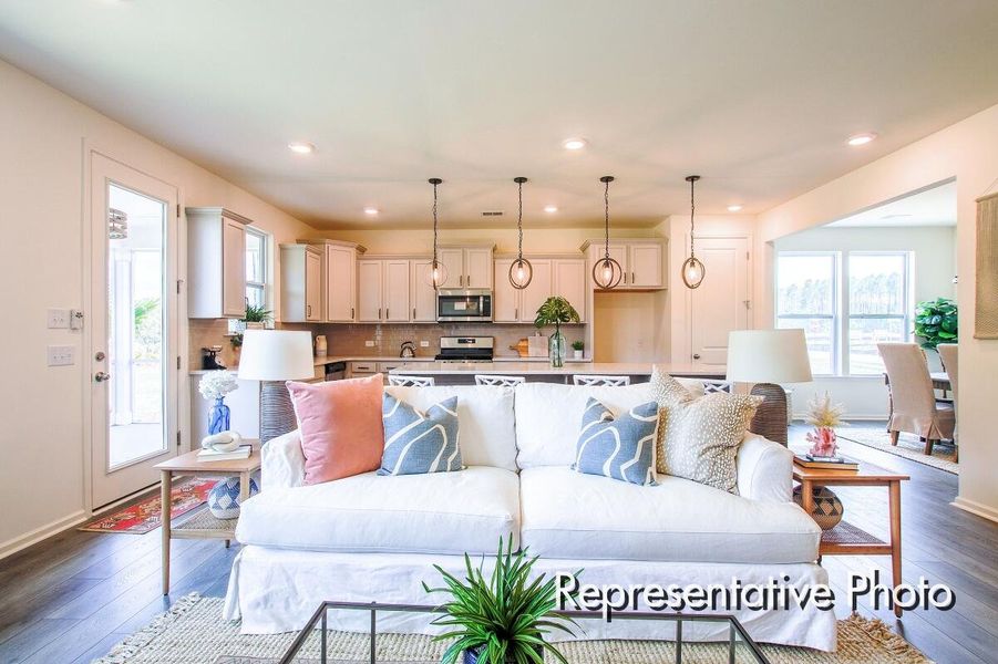 Furnished interior view inside a new home in , Ravenel (Image 14).