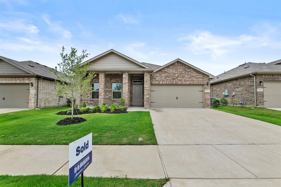 Front exterior of a new home in Terra Trace, Fort Worth, TX, highlighting curb appeal (Image 2).