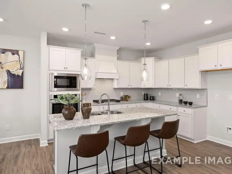 Furnished interior view inside a new home in Gregory Village Townhomes, Lillington (Image 3).