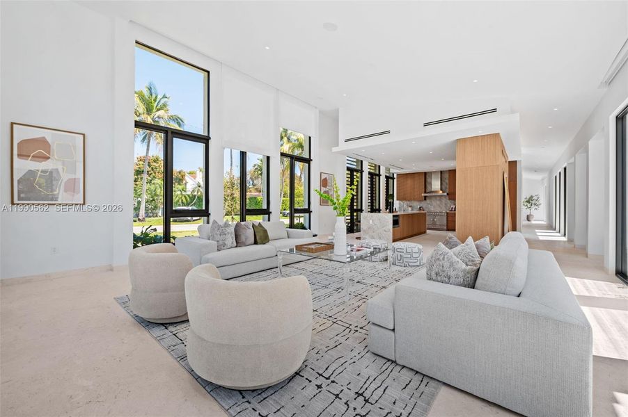 Furnished interior view inside a new home in , Coral Gables (Image 13).