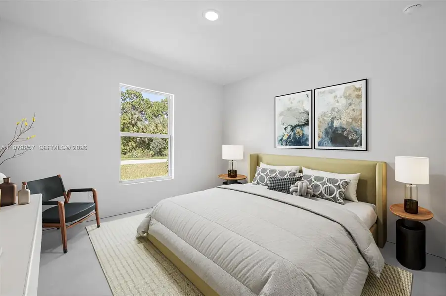 Furnished interior view inside a new home in , Lehigh Acres (Image 5).