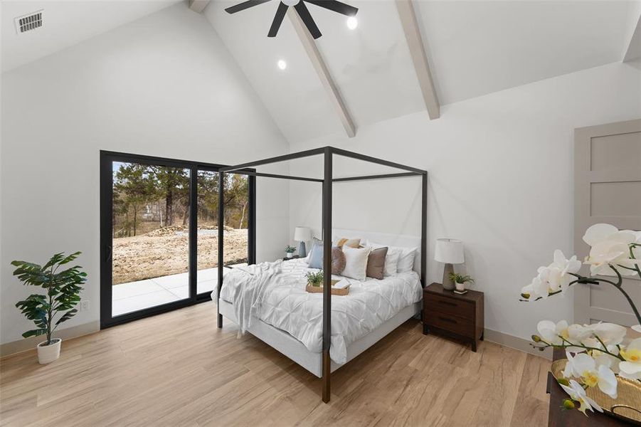 Furnished interior view inside a new home in , Malakoff (Image 24).