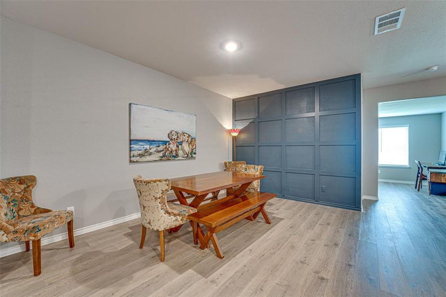 Furnished interior view inside a new home in Fireside by the Lake, Garland (Image 9).