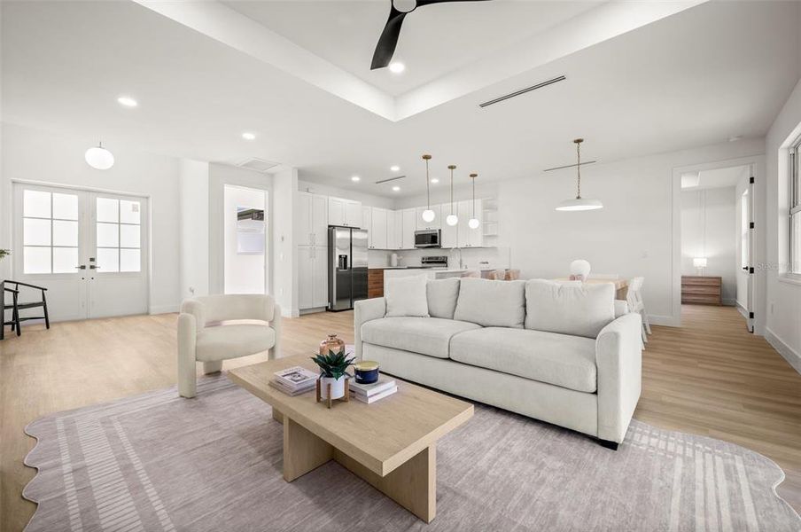 Furnished interior view inside a new home in , Lehigh Acres (Image 10).