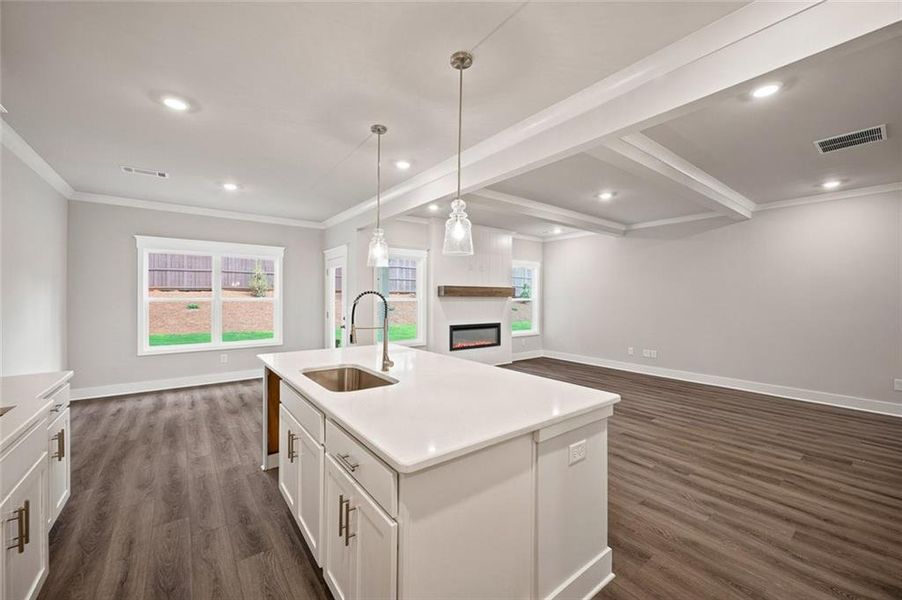 Furnished interior view inside a new home in Pinecrest Ridge, Dacula (Image 16).