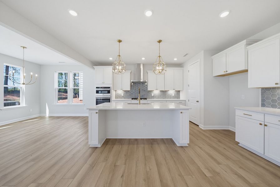 Furnished interior view inside a new home in Sweetbrier, Durham (Image 8).