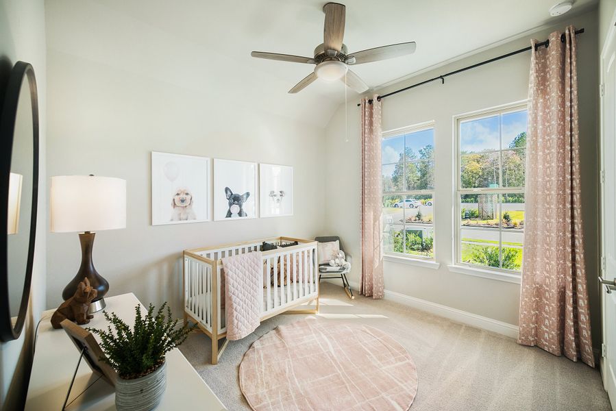 Representative furnished interior of a home built from the McKinney by Beazer Homes in Ellwood: Heritage Collection, Iowa Colony (Image 8). Representative furnished interior of a home built from the McKinney by Beazer Homes in Ellwood: Heritage Collection, Iowa Colony (Image 8).