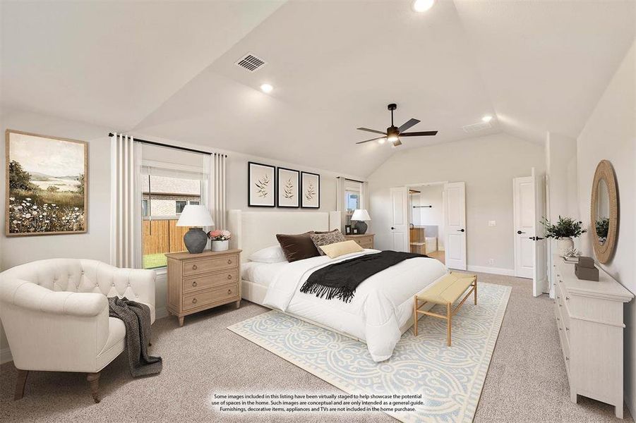 Furnished interior view inside a new home in Coyote Crossing, Godley (Image 18). Furnished interior view inside a new home in Coyote Crossing, Godley (Image 18).