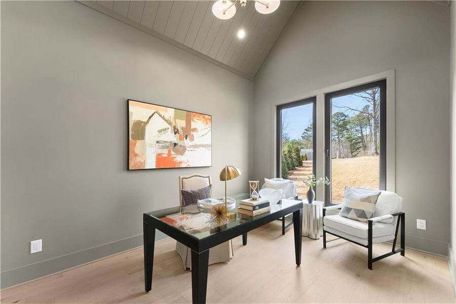 Furnished interior view inside a new home in , Cumming (Image 11).