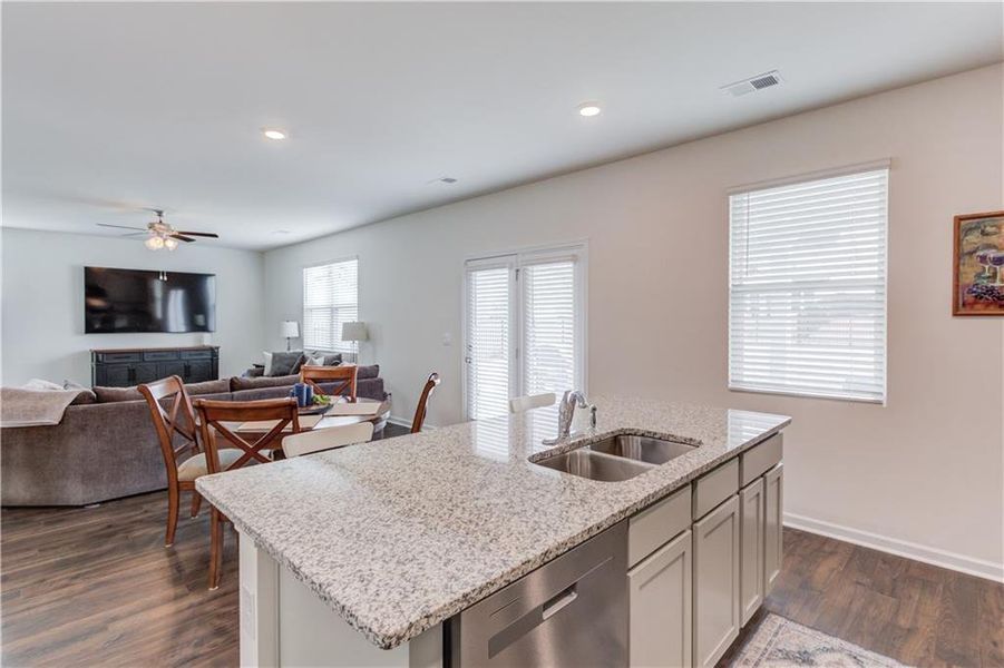 Furnished interior view inside a new home in Twin Lakes, Hoschton (Image 12).
