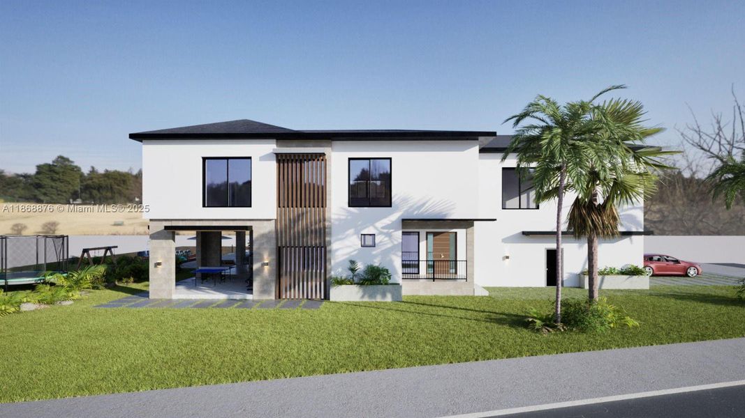 Front exterior of a new home in , Key Colony Beach, FL, highlighting curb appeal (Image 10). Front exterior of a new home in , Key Colony Beach, FL, highlighting curb appeal (Image 10).