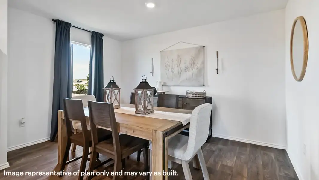 Furnished interior view inside a new home in Milo Farms, Needville (Image 7).