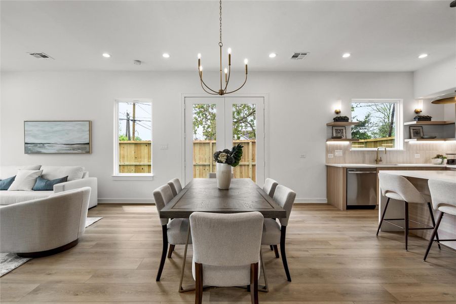 Furnished interior view inside a new home in , Houston (Image 14).