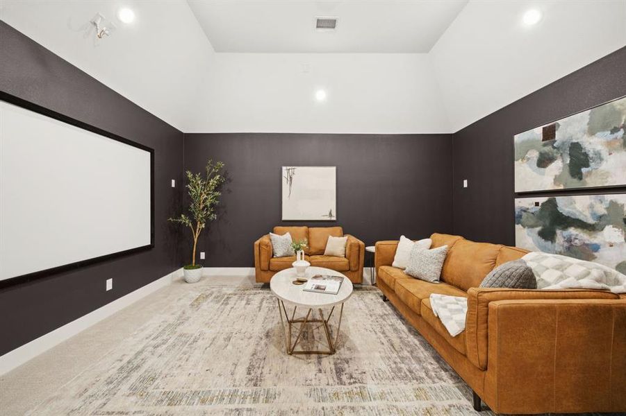 Furnished interior view inside a new home in Edgestone at Legacy, Frisco (Image 6).