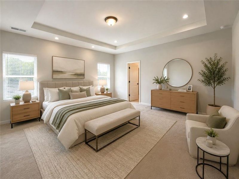 Furnished interior view inside a new home in , Lilburn (Image 19).