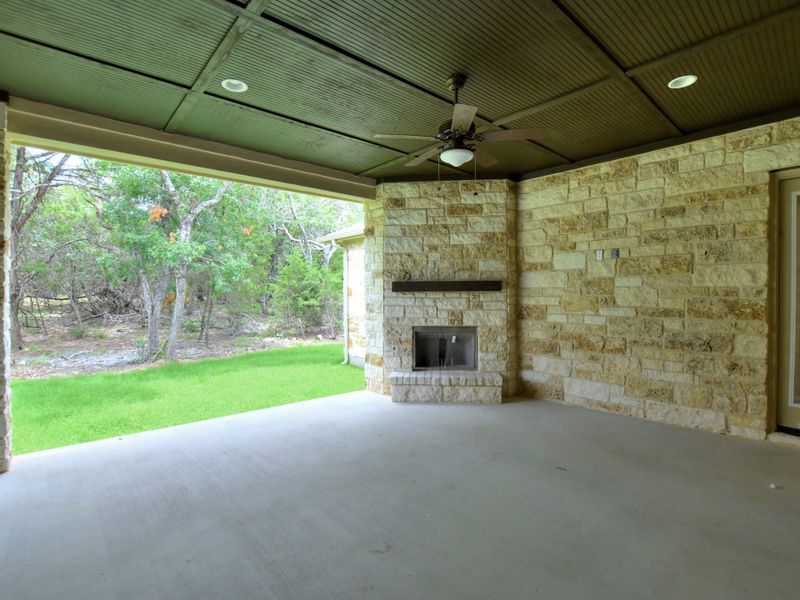 Representative exterior details of a home built from the Avalon by Giddens Homes in Scofield Farms Estates, Georgetown (Image 63).