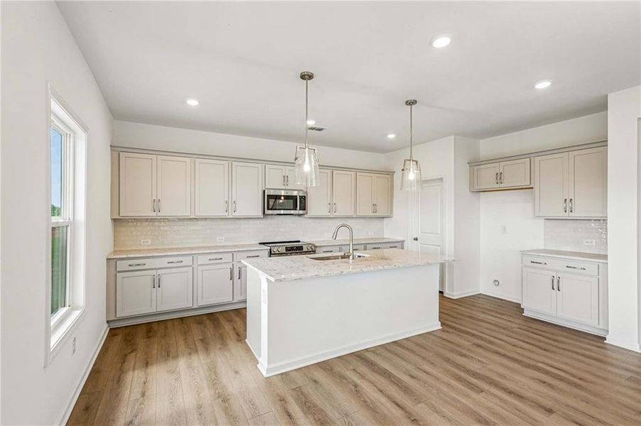 Furnished interior view inside a new home in Langston Reserve, Cartersville (Image 13).