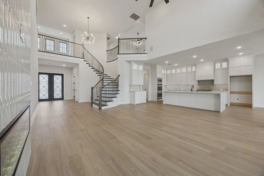 Spacious, unfurnished interior of a new home in The Grove Frisco, Frisco (Image 5). Spacious, unfurnished interior of a new home in The Grove Frisco, Frisco (Image 5).