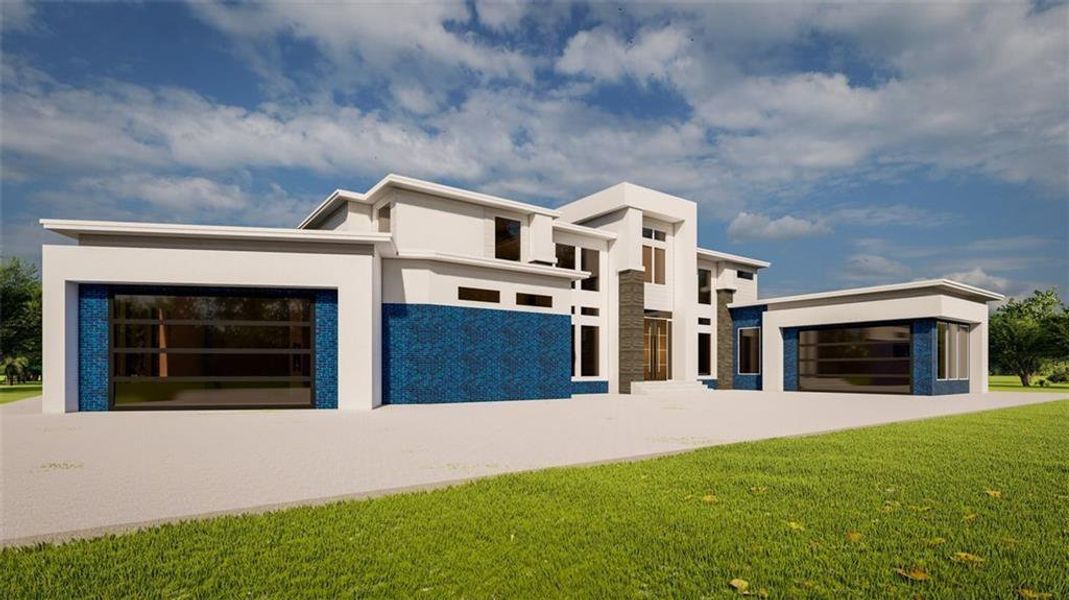 Front exterior of a new home in , Atlanta, GA, highlighting curb appeal (Image 2).