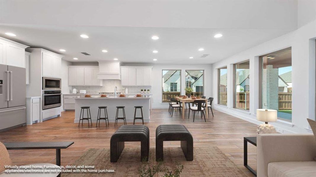 Furnished interior view inside a new home in Devonshire - Reserve 50', Forney (Image 10). Furnished interior view inside a new home in Devonshire - Reserve 50', Forney (Image 10).