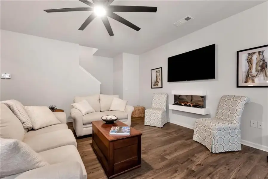 Furnished interior view inside a new home in , Dahlonega (Image 36).